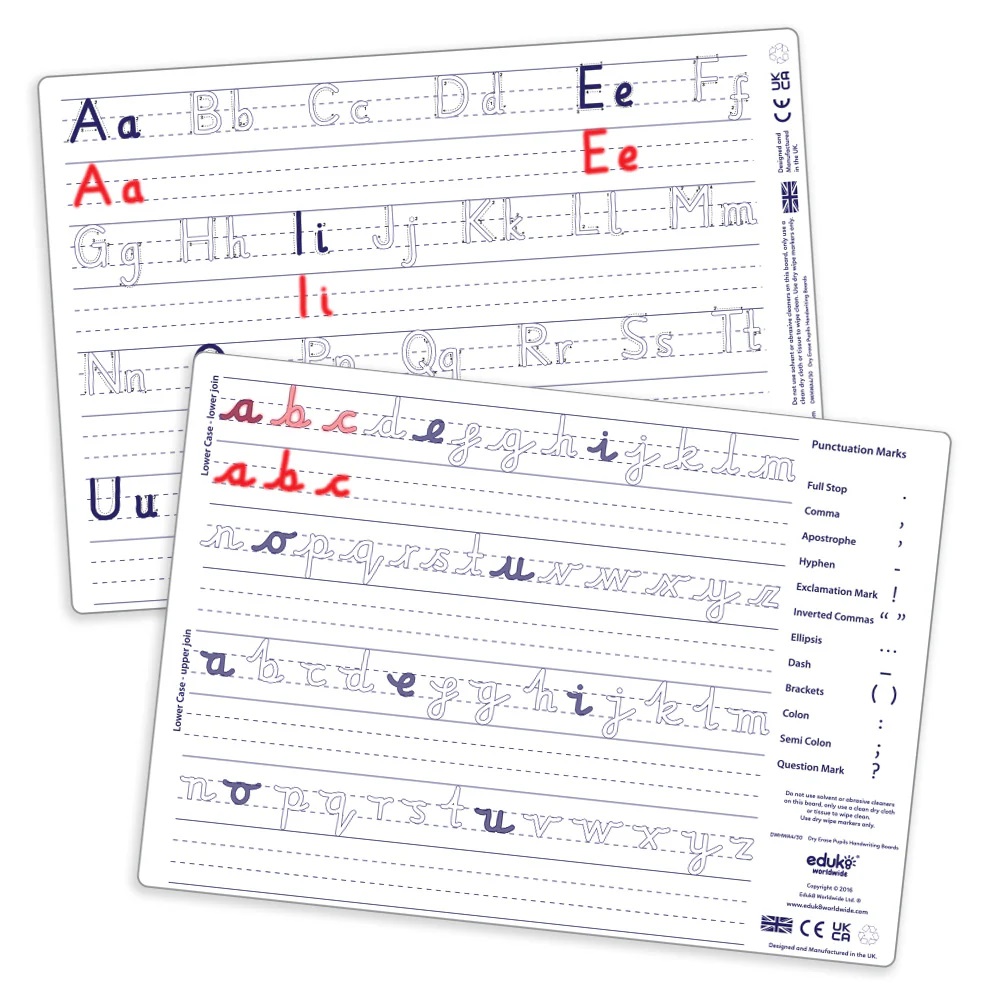 Dry Erase Handwriting boards