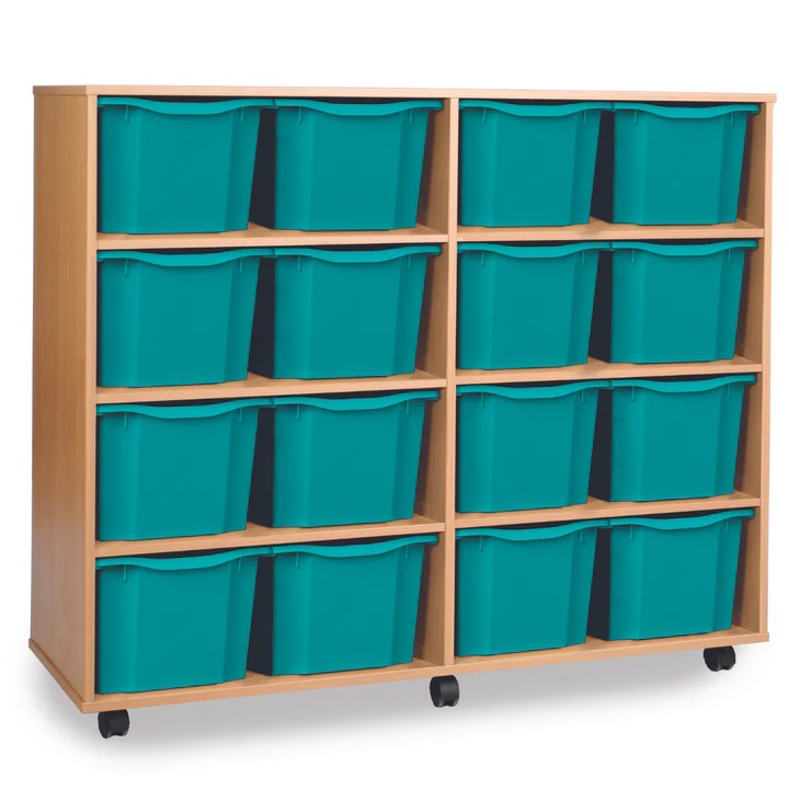 16 tray extra deep storage unit