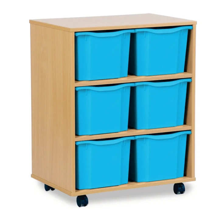 6 tray extra deep storage unit