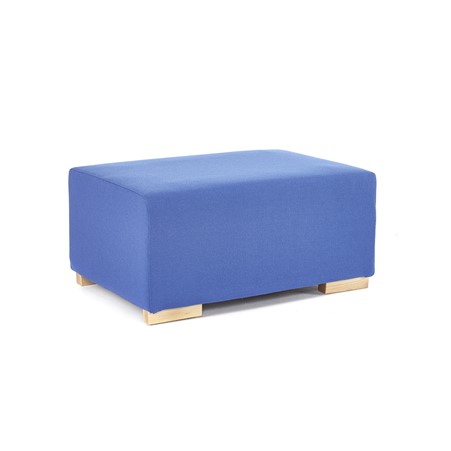 Blue Richmond Footstool - a blue ottoman from the Richmond Range