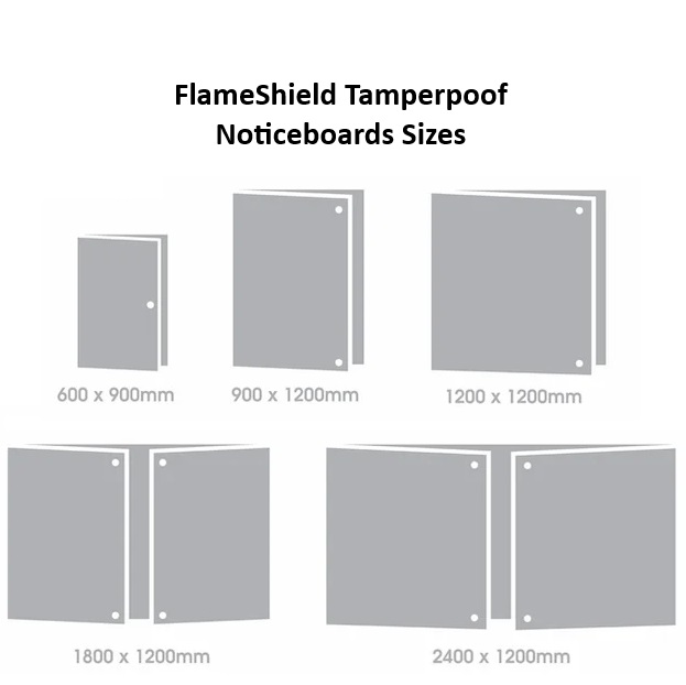 FlameShield Tamperproof Noticeboard - Image 7