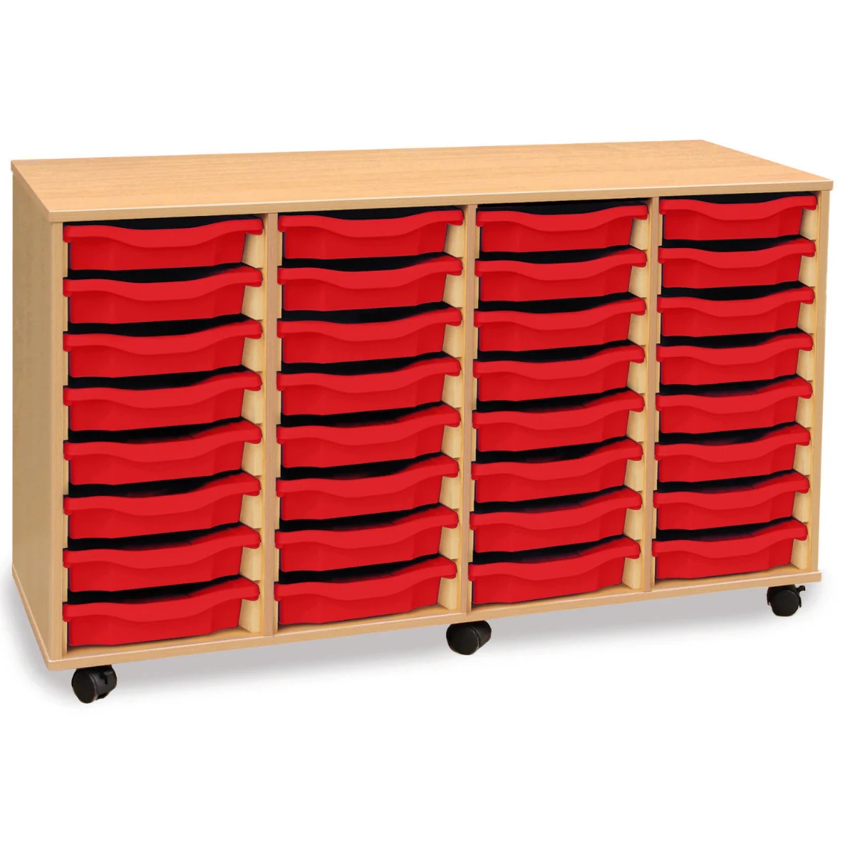 32 Tray Shallow Storage Unit 4 columns