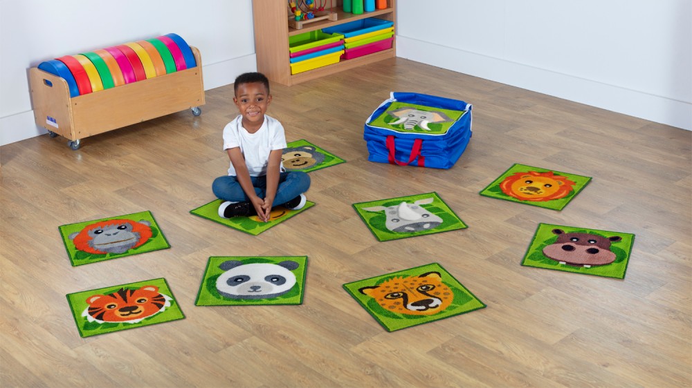 Endangered Animals Mini Carpets (30)