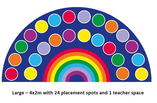Rainbow Semi-Circle Carpet - Image 3