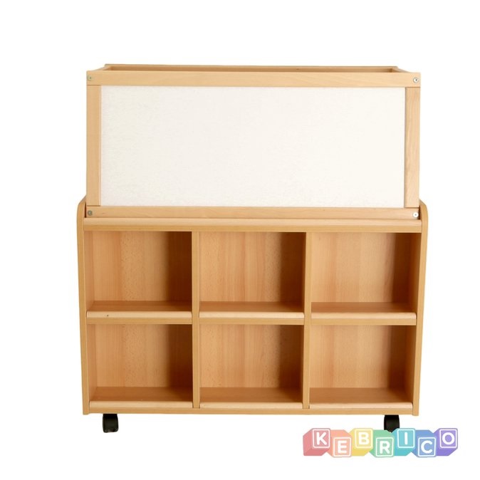 Double sided unit with doors magnetic dry wipe reverse side