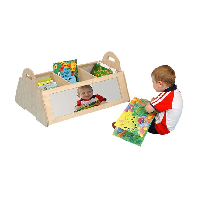 Long Maple Kinderbox with Mirrors - Image 2