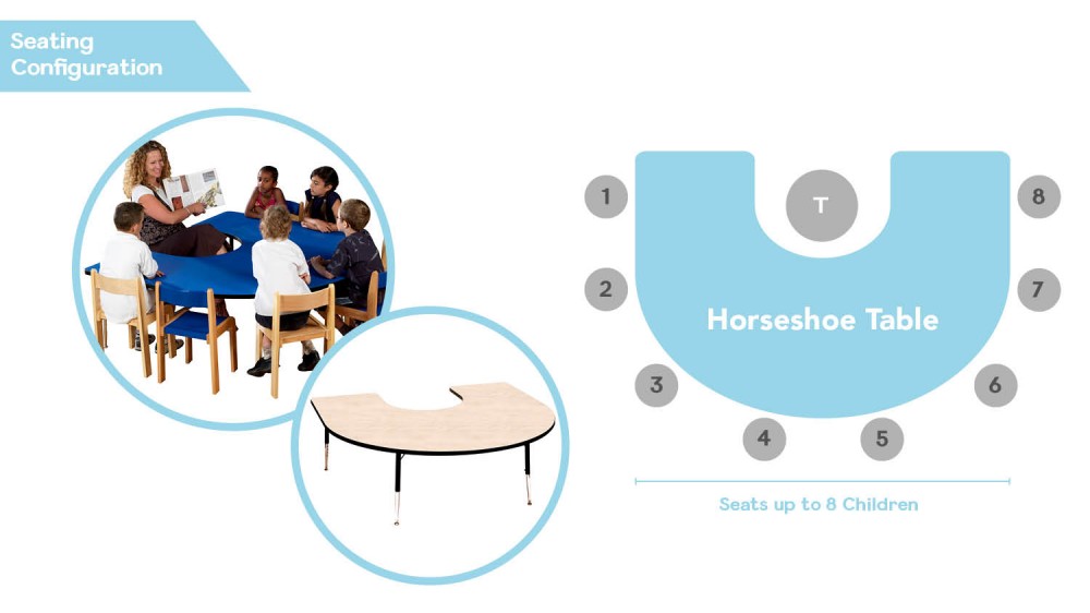 Tuf Top Horseshoe Table - Image 2