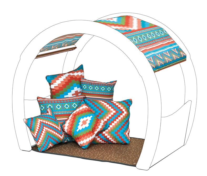 Cosy Cove Accessory set in Aztek design