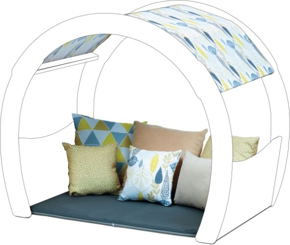 Cosy Cove Accessory set in meadow pattern