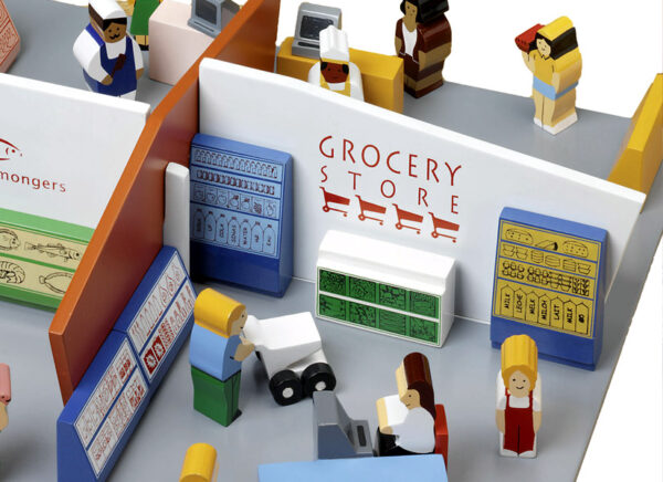 Wooden Shopping Centre Play Set - Image 3