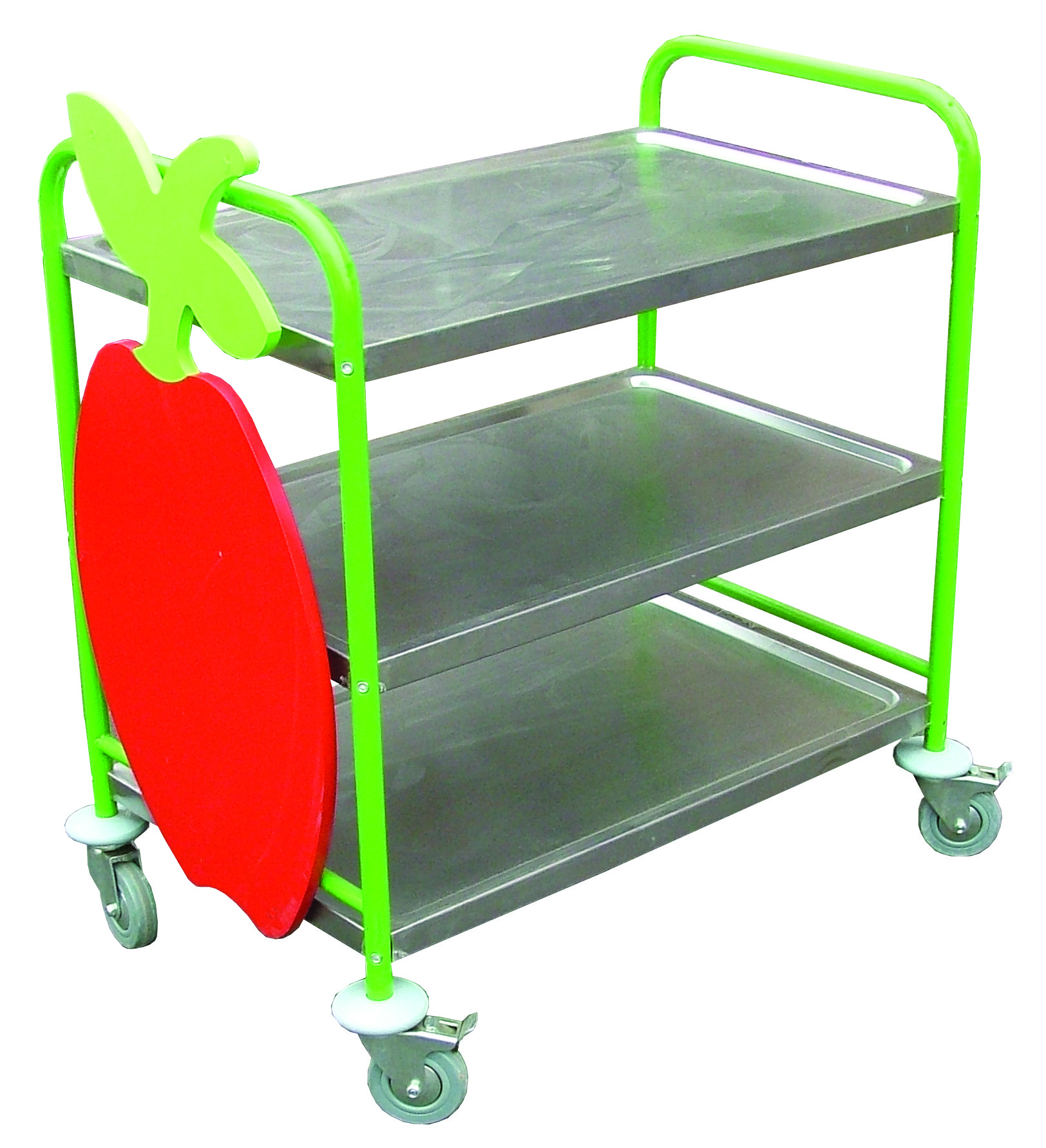 3 Tier Stainless Steel Trolley
