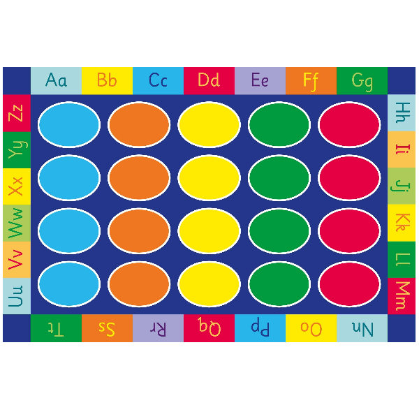 Rainbow Alphabet Carpet 3x2m - Image 3