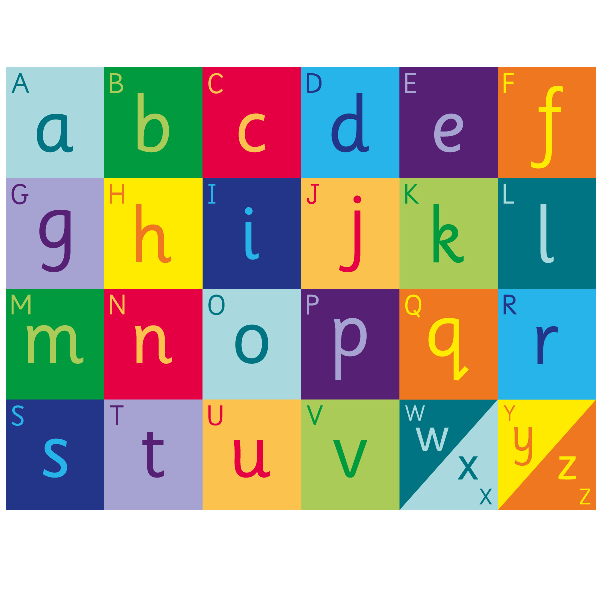 Rainbow Alphabet Carpet 2x1.5m - Image 2