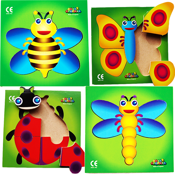 Beginners Tray Puzzles - Set of 16 - Image 4