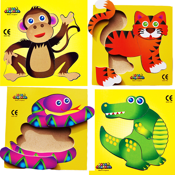 Beginners Tray Puzzles - Set of 16 - Image 2