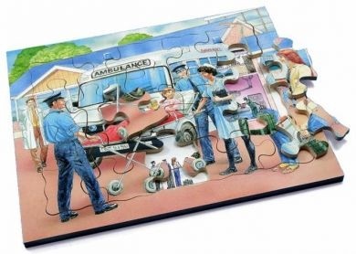 Emergency Services - Inside Story Tray Puzzles