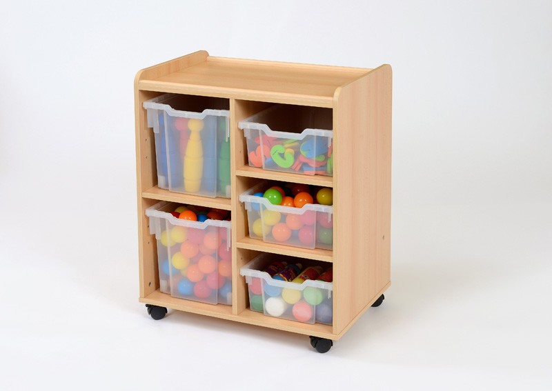 2 Jumbo/3 Deep Plastic Tray Unit