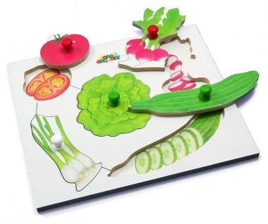 Fruit and Vegetable Peg Puzzles - Image 5