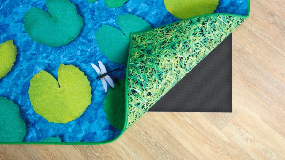 Double Sided Lily Pads Carpet 2x2m - Image 3