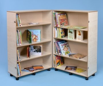 Hinged Bookcase - 4 Shelf - Image 2