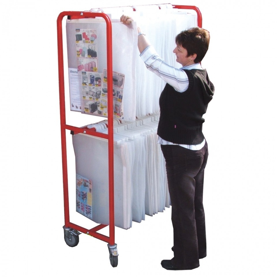 Double Tier Big Book Trolley - Image 4