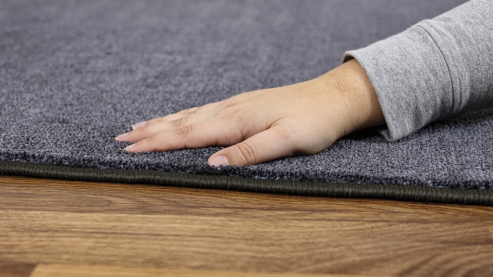 Luxury Square Classroom Carpet - Grey/Blue - Image 2