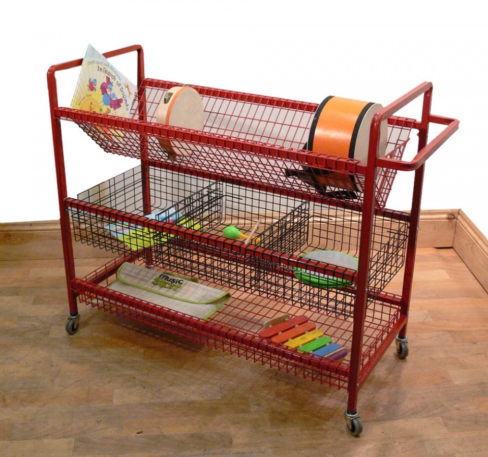 Music Storage Trolley