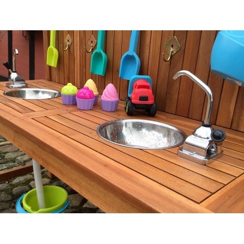 Outdoor Play Kitchen with Double Sink - Image 2