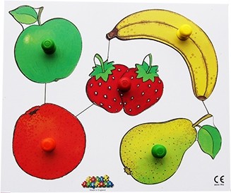 Fruit and Vegetable Peg Puzzles - Image 2