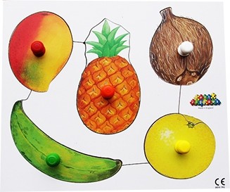 Fruit and Vegetable Peg Puzzles - Image 3
