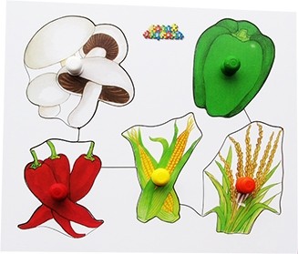 Fruit and Vegetable Peg Puzzles - Image 7