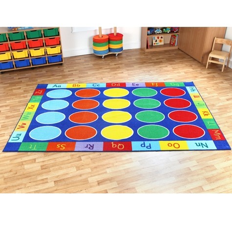 Rainbow Alphabet Carpet 3x2m - Image 2