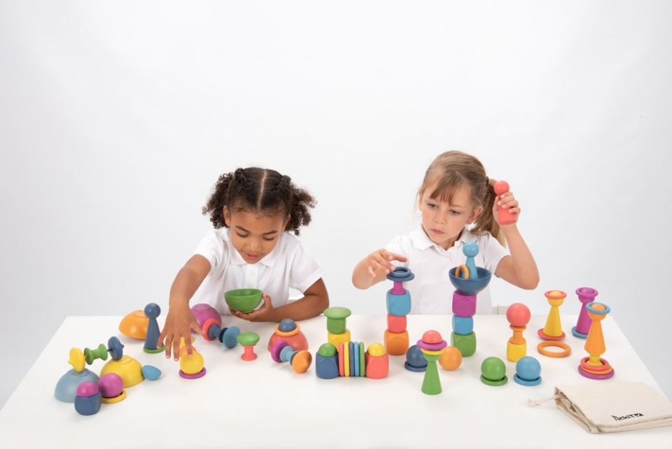 Rainbow Wooden Super Set - Image 2