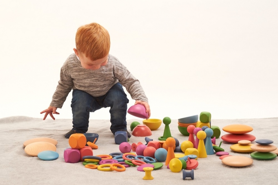 Rainbow Wooden Super Set - Image 3