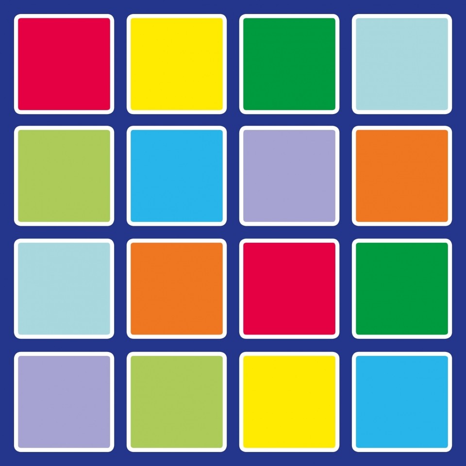 Rainbow Squares Carpet 2x2m - Image 2