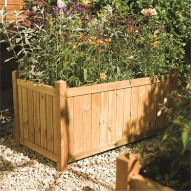Rectangular Wooden Planter