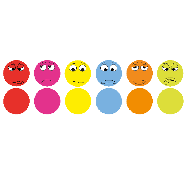 Emotion Cushions - Set of 6 - Pack 1 (Single Sided) - Image 2