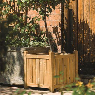 Square Wooden Planter
