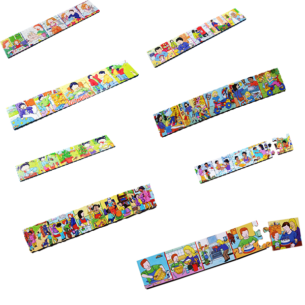 Story by Pictures Puzzles - Set of 8