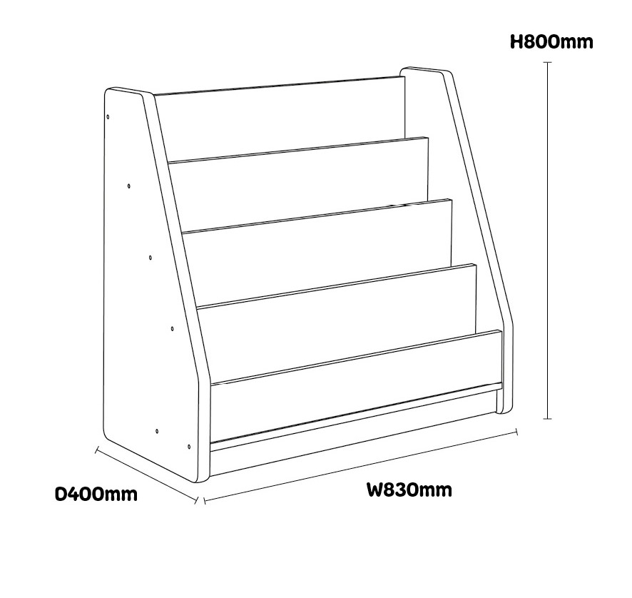 Elegant Basic Book Storage Unit - Image 4