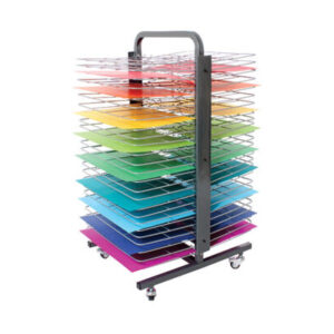 Mobile Art Drying rack with 50 shelves