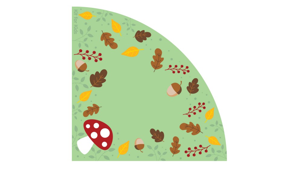 Forest Friends Corner Carpet graphics