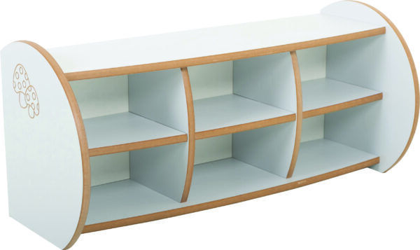 Mini 2 Shelf Unit with Dividers - Image 2