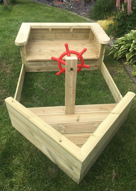 Wooden Play Boat - Image 2