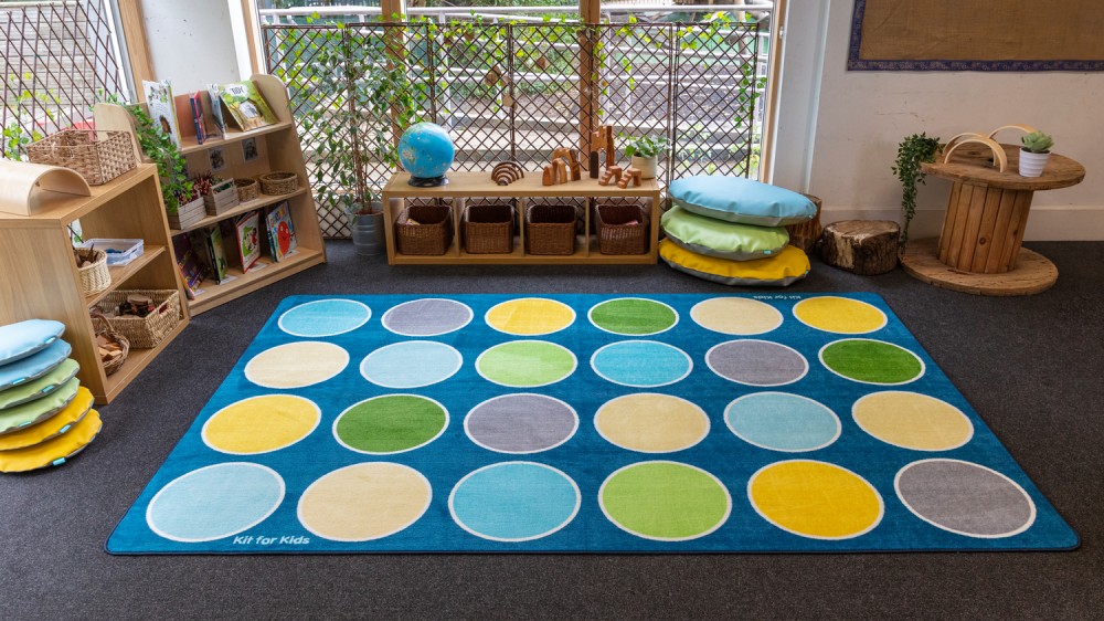Lake Circles Rectangular Placement Carpet 3x2m - Image 3