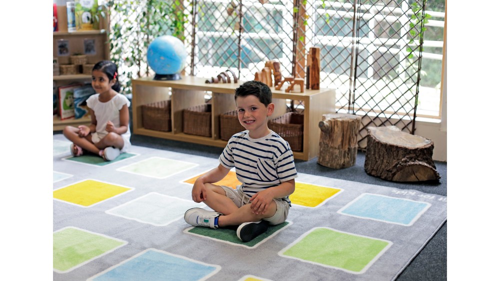 Rainforest Squares Placement Carpet 3x3m - Image 3