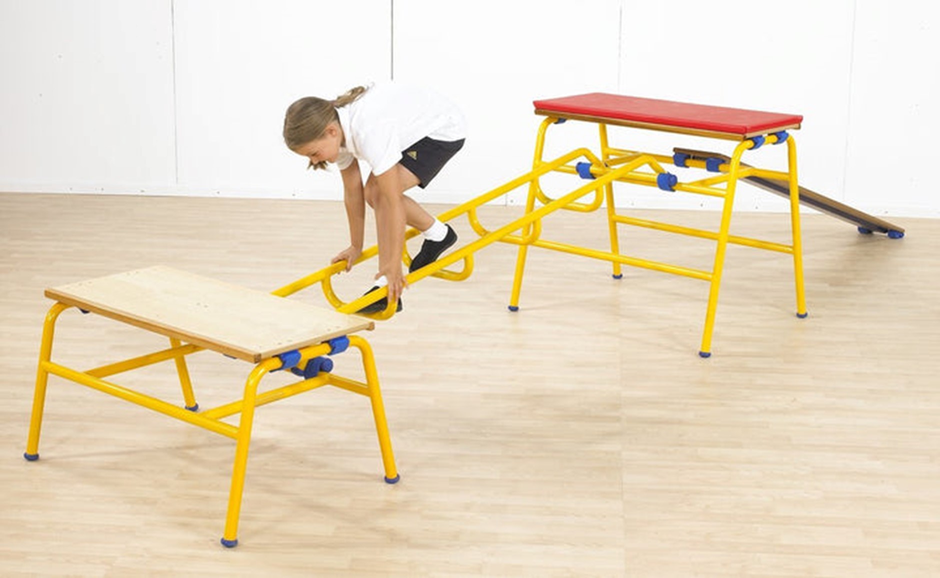 Child using Gym time apparatus