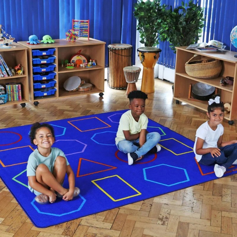 Rainbow Geometric Carpet 2