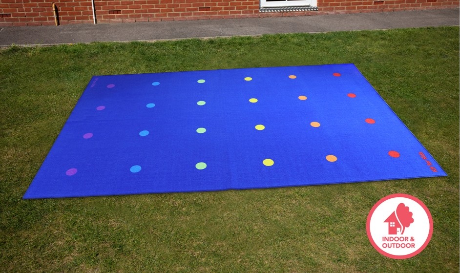Rainbow Spots Carpet 3x2m - Image 4