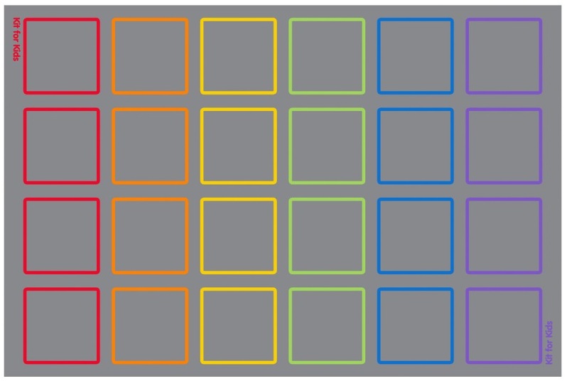Rainbow Squares Carpet 3x2m - Image 4
